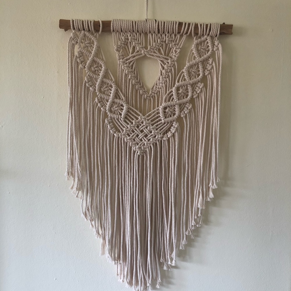 Boho macrame wall hanging